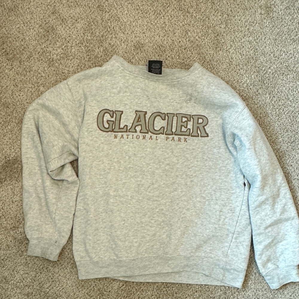 ISO Gray Glacier National Park Sweater